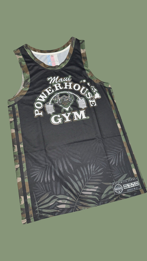Jersey: Camo Hibiscus