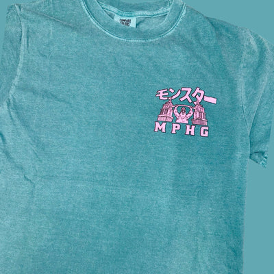 Godzilla 808: Pink on Teal, Comfort Fit