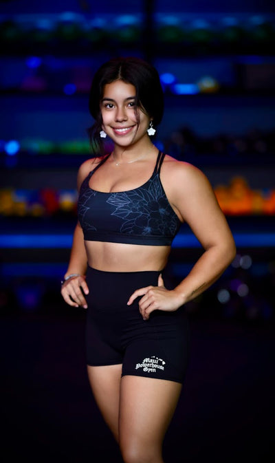 TropicFit Sports Bra- Hibiscus