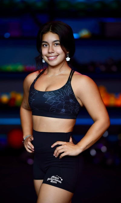 TropicFit Sports Bra- Hibiscus