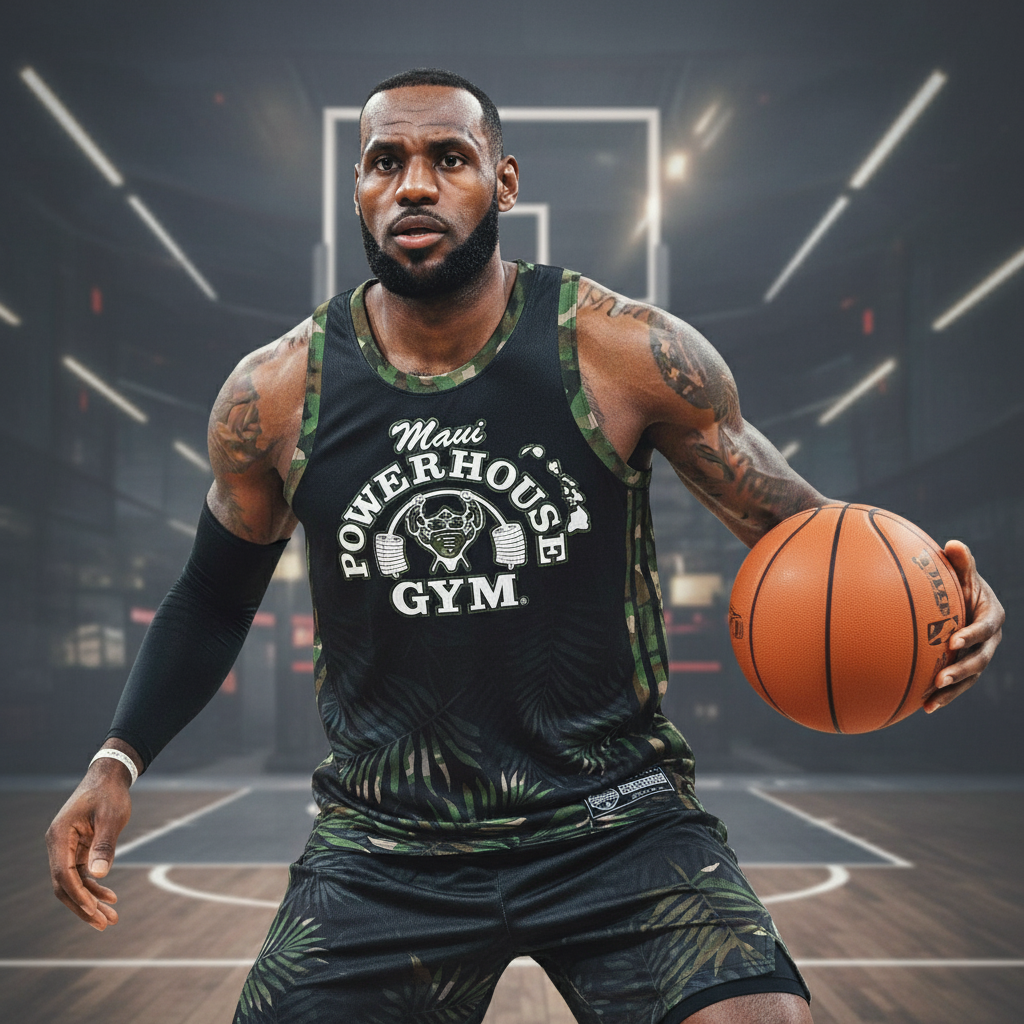 Jersey: Camo Hibiscus