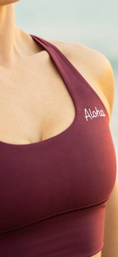 Aloha Two Strap Sports Bra